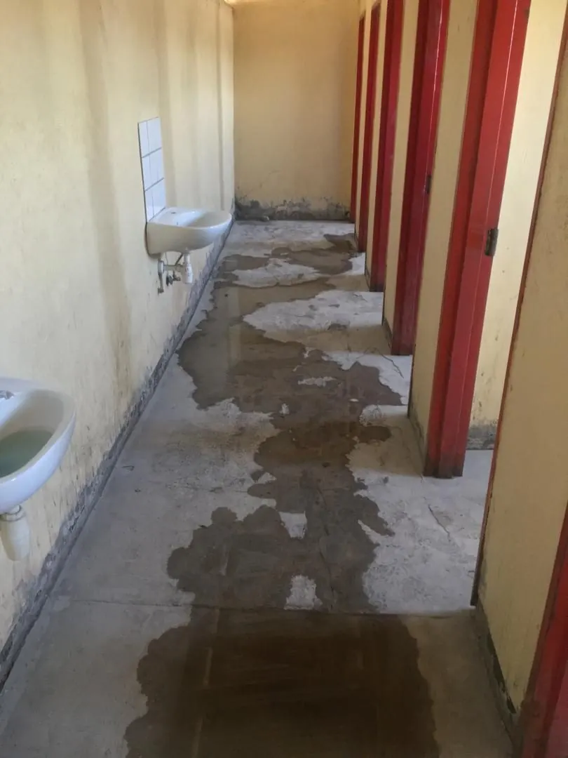 Corridor before renovation